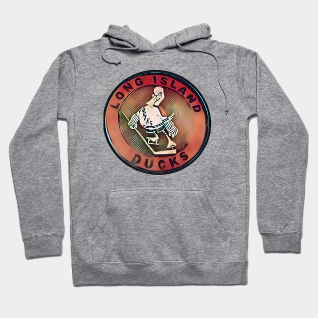 Long Island Ducks Hockey Hoodie by Kitta’s Shop